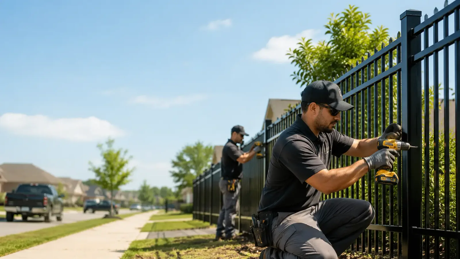 Metal Fence Installation in Woodway, TX